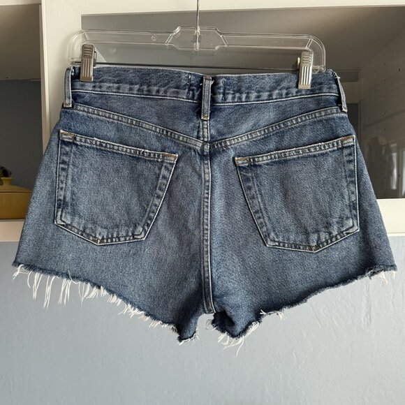 Agolde Parker Vintage Cut Off Jean Denim Shorts in Lowkey Size 26 - Picture 2 of 8